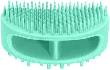 Dog Brush & Cat Brush, Soft Silicone Dog & Cat Grooming Brush, Pet Bath & Massage Brush 
