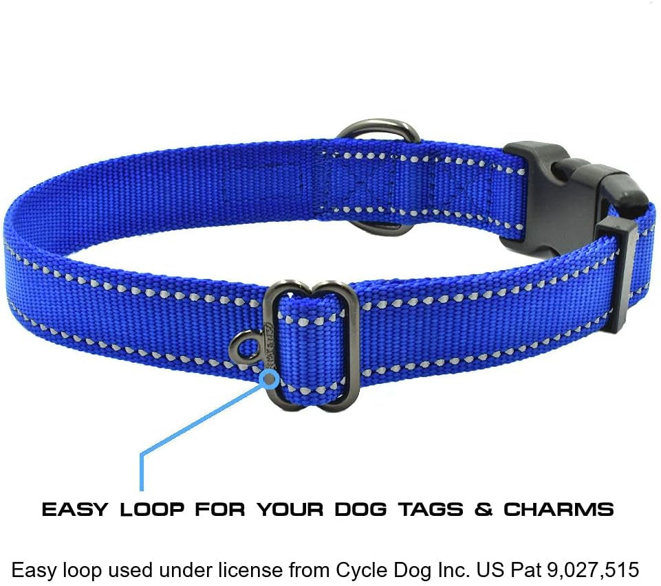 NEO Nylon Buckle Reflective Dog Collar - We Donate a Collar to a Dog Rescue for Every Collar Sold