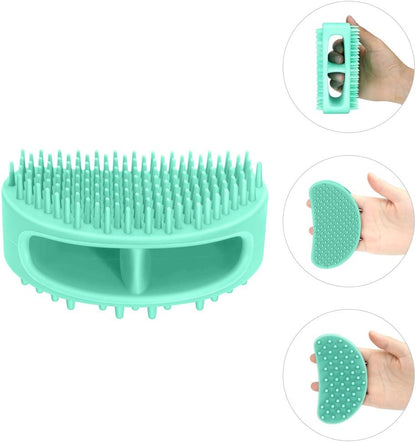 Dog Brush & Cat Brush, Soft Silicone Dog & Cat Grooming Brush, Pet Bath & Massage Brush 