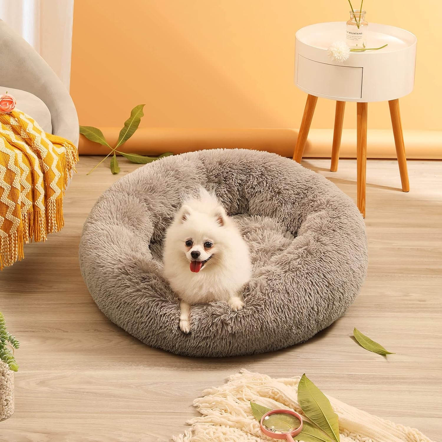 Anti Anxiety Donut Dog Bed
