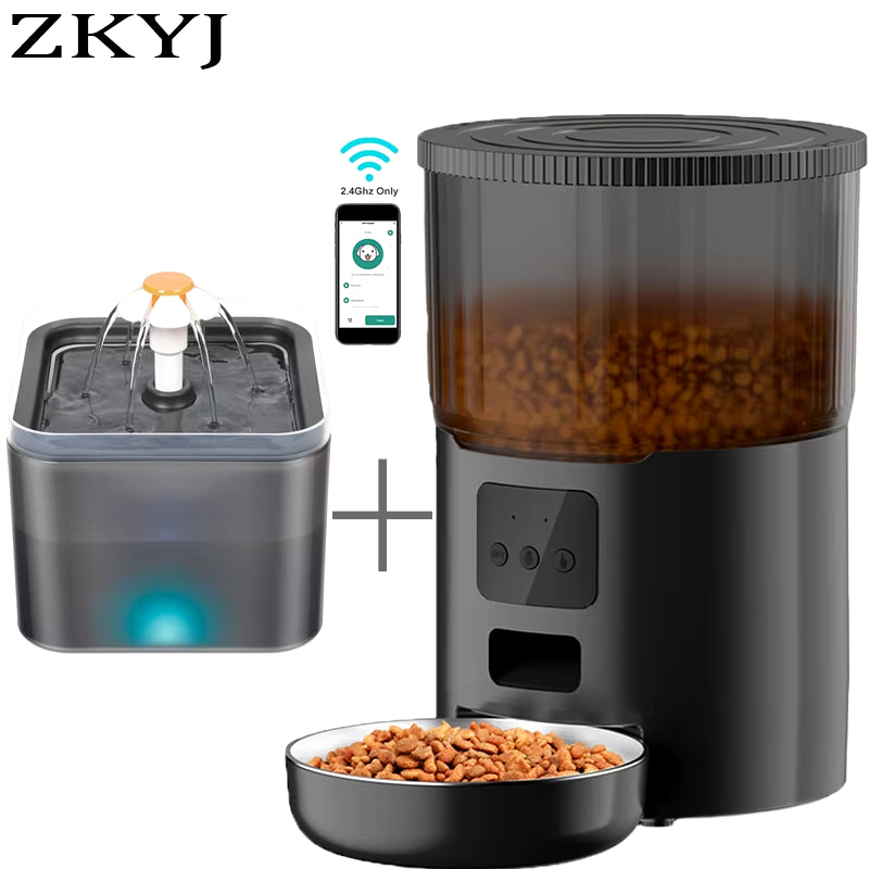 Automatic WIFI Pet Food/Water Dispenser 