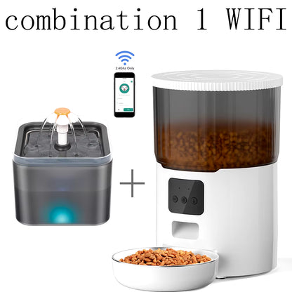 Automatic WIFI Pet Food/Water Dispenser 