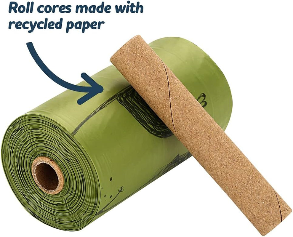 Ley’S Dog Poop Bags 135 Count (9 Rolls), Unscented Extra Thick Dog Waste Bags, 100% Leak Proof & Tear Resistant Doggie Bags with Dispenser, Refill Rolls for Small Medium Large Dogs