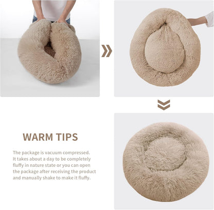 Anti Anxiety Donut Dog Bed